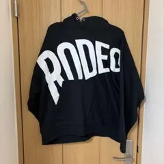 RODEO CROWNS ブラックパーカー フリーサイズ