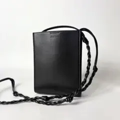 ジルサンダー　TANGLE SM タングル　オールブラック　ショルダーバッグ.