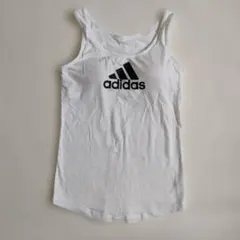 adidas カップ付きタンクトップ 165 ホワイトのサムネイル