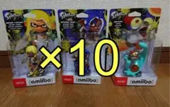 スプラトゥーン3 amiibo インクリング　オクトリング　コジャケ　10個づつ