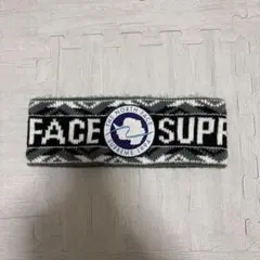 supremeとノースフェイスのコラボヘアバンド - メルカリ