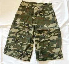 カーゴショートパンツ バギーショーツ y2k グランジ opium L 迷彩