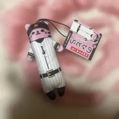【新品】のびねこ 阪神タイガース のびとら マスコット ストラップ ピンクのサムネイル