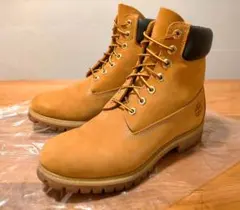 【美品】Timberlandティンバーランド10061サイズ7.5W ○○Timberland YELLOW BOOTS ティンバーランドイエローブーツ