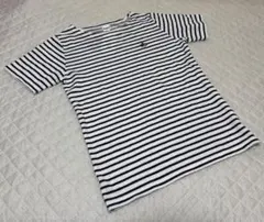 新品 タグ付き LL LOGOS ロゴス カットソー Tシャツ 半袖 ボーダーのサムネイル