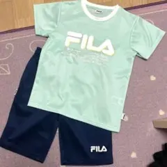 FILA ジャージセット 140ミントグリーン/ネイビー