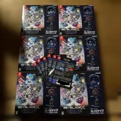 ベイブレードX　サムライスチール　クロコクランチ　ナイトメイル　ステッカー未開封 ベイブレードX サムライスチール クロコクランチ ナイトメイル