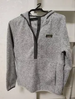 美品 エルエルビーン フリース セーター プルオーバー S.REG グレー