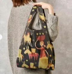 【新品・未使用】非売品☆KALDI☆エコバッグ（ブラック）