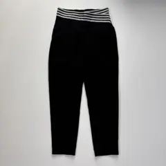 BORDERS at BALCONY テーパードパンツ ブラック 34サイズ - メルカリ