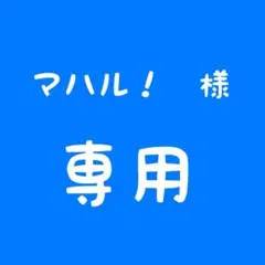 マハル！様専用ページ