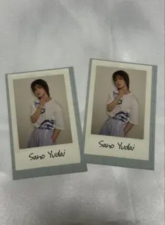 INI 佐野雄大　写真集 Viva la vita タワレコ特典　ステッカー