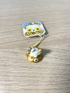 富士山　お土産　ふじベア　レトロ　ストラップ 金色