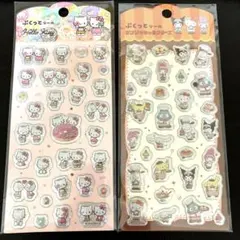 ④ 【新品】サンリオキャラクターズ ぷくっとシール ハローキティ　シナモロール