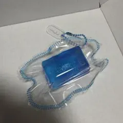 8までSALE！Nccc 長方形 上部クリア ブルー ラメ入り スクイーズ
