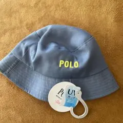 POLO バケットハット ブルー