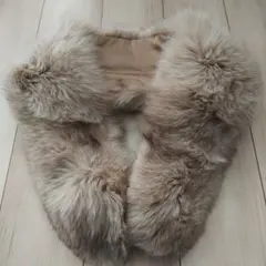 サガフォックス SACA FOX ファーショール ブラウン系