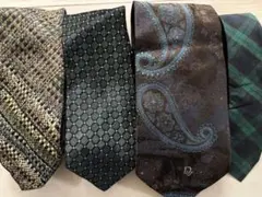 ネクタイセット 多色 パターン入りまとめ売りD