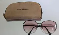 LANCEL ヴィンテージ　ピンクレンズ サングラス 　度無しのサムネイル