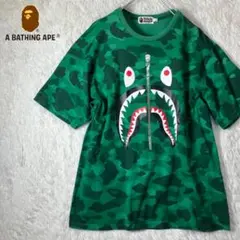 A BATHING APE 迷彩 Tシャツ グリーン - メルカリ
