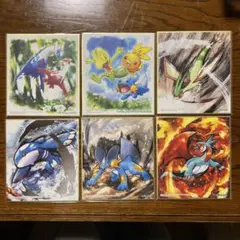 ポケモン 色紙ART　色紙アート　6枚まとめ売り　未開封