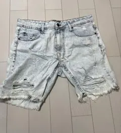 ZARA MAN ダメージ加工ショートパンツ 31