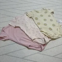 ⭐︎3枚セット⭐︎ユニクロ/ネクスト/80cm/ピンク/ライオン柄 ベビー肌着