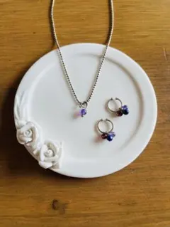 AGATHA PARIS シルバー925 ネックレス＆イヤリング