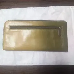 マザーハウス長財布 21×10×1cm グリーンとベージュのグラデーションのサムネイル