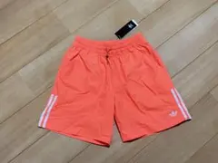 【新品】adidas オレンジ ショートパンツ 新品タグ付き　アディダス　水着