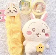 ちいかわ うさぎ ガチャ キーホルダー ポーチ ボールペン グッズ 4点 セット