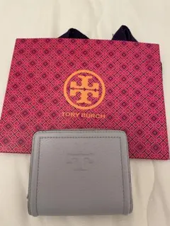 TORY BURCH 二つ折り財布　パステルブルーのサムネイル