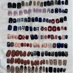 ネイルチップセット 多様なデザイン