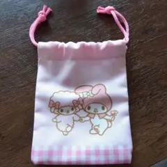 My Melody 巾着ポーチ