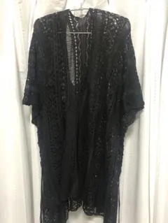 サマーニット メッシュ vネック 可愛い プルオーバー ブラック