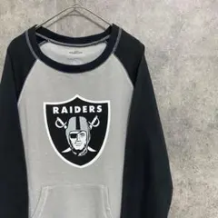 マジェスティック レイダース プリント トレーナー NFL メンズM グレー
