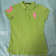 Ralph Lauren ビックポニー ナンバリング レディース ライトグリーン