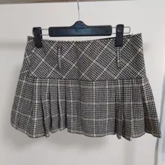チェック柄プリーツスカート