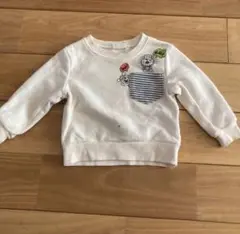 Paro Club カジュアルトレーナー　裏起毛　80センチ