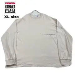 VISION STREET WEAR ベージュ XL 長袖カットソー　春夏