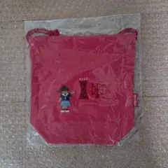 新品未開封☆ファミリア 巾着 Lオレンジ - メルカリ