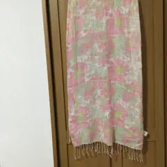 ［コムサ イズム］スカーフ フラワー ピンク