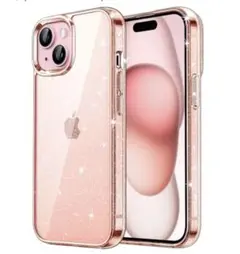 iPhone 15 Plus 6.7インチ専用 きらきら ケース ブリンブリン