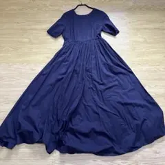 マリハ　MARIHA 夏のレディのドレス　半袖　マキシワンピース インド綿