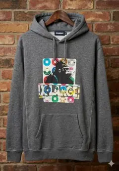 【XLARGE】レコードゴリラ グラフィック スウェットパーカー（Lサイズ）