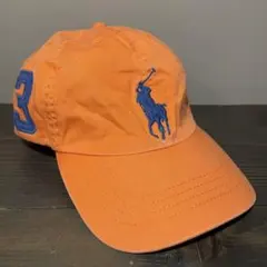希少色 ポロラルフローレン キャップ オレンジ