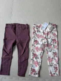 レギンス 2枚セット 90 新品未使用