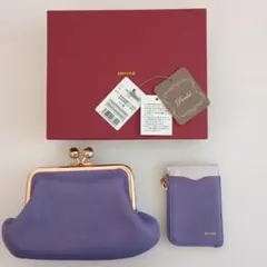 sale!!新品* perche フラグメントケース付アンティーク調ガマグチ財布 