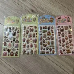 ラブブ　ボンボンドロップシール　4枚セット