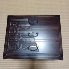 木製　小物入れ3引き出し